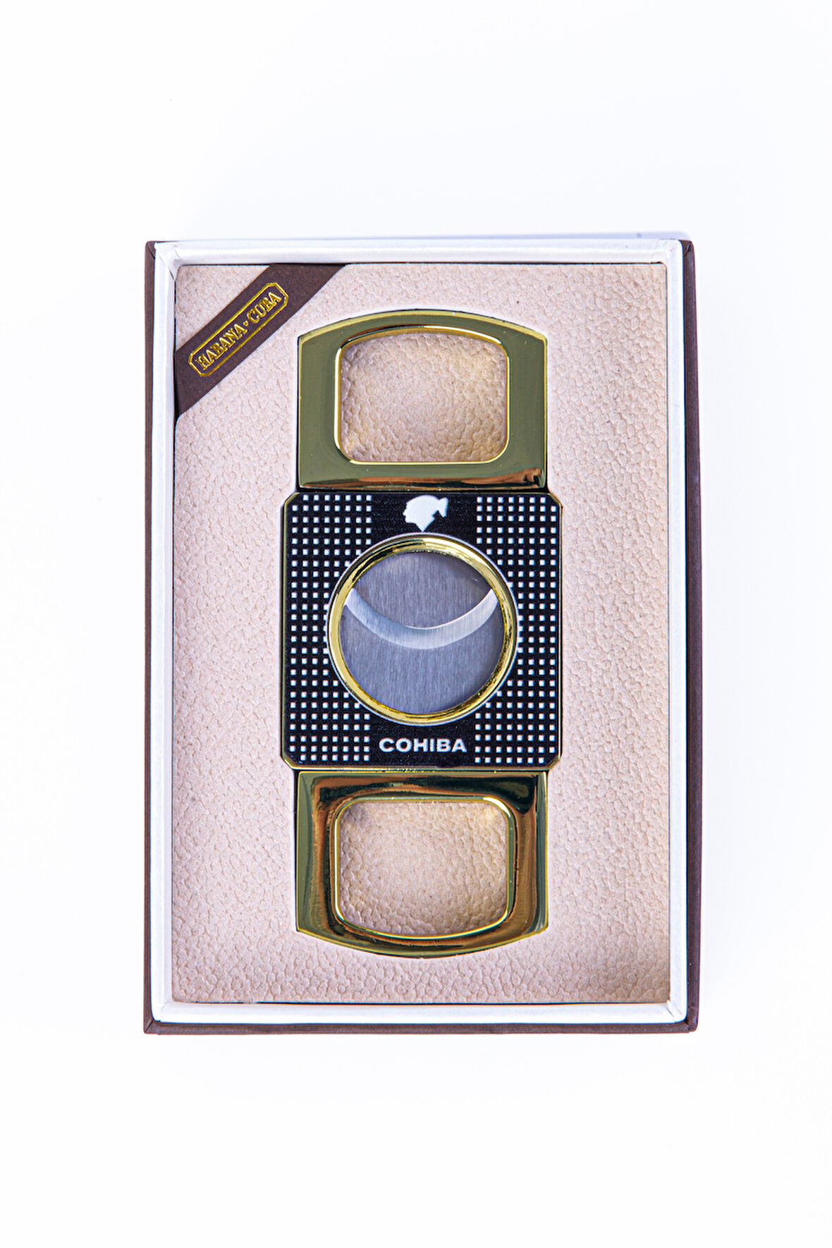 Cohiba Gold-Siyah Metal Puro Makası Kesici