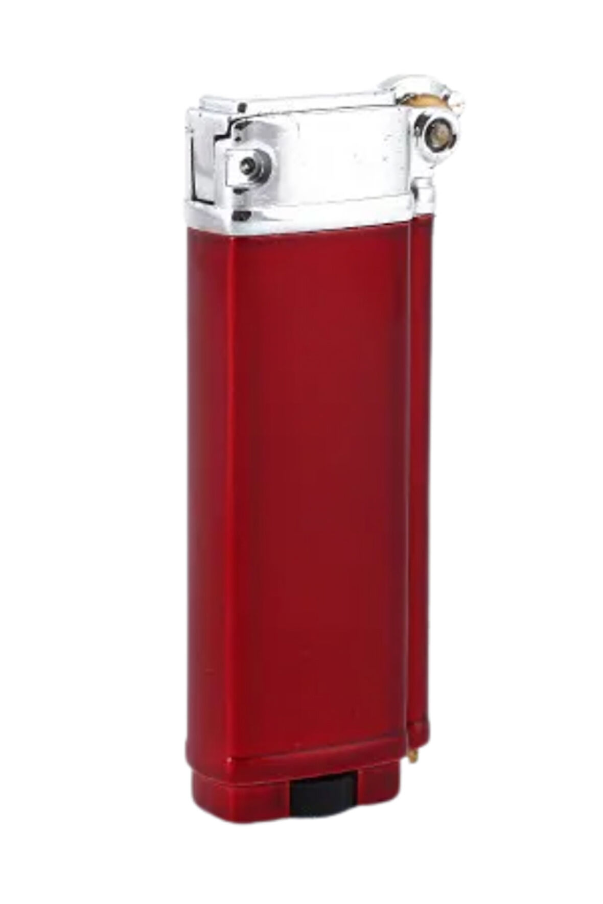 PremiumQuality Bronz - Kırmızı Tek Torch Pürmüz Metal Puro Çakmağı