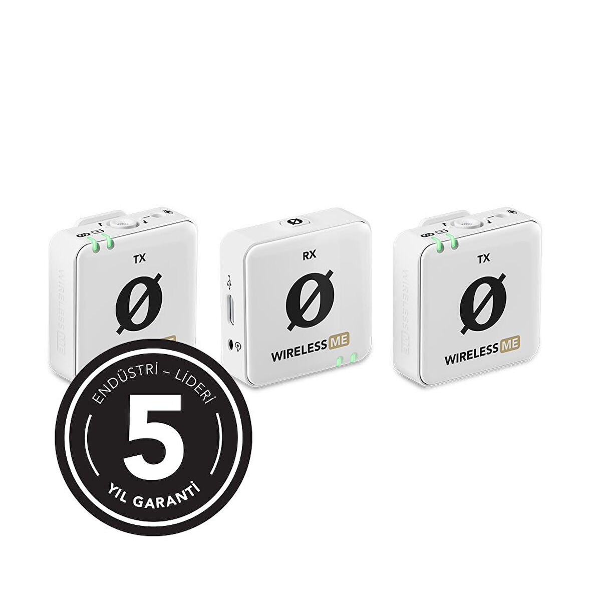 Wireless ME Dual: Beyaz | İki Vericili Kompakt Telsiz Mikrofon Sistemi