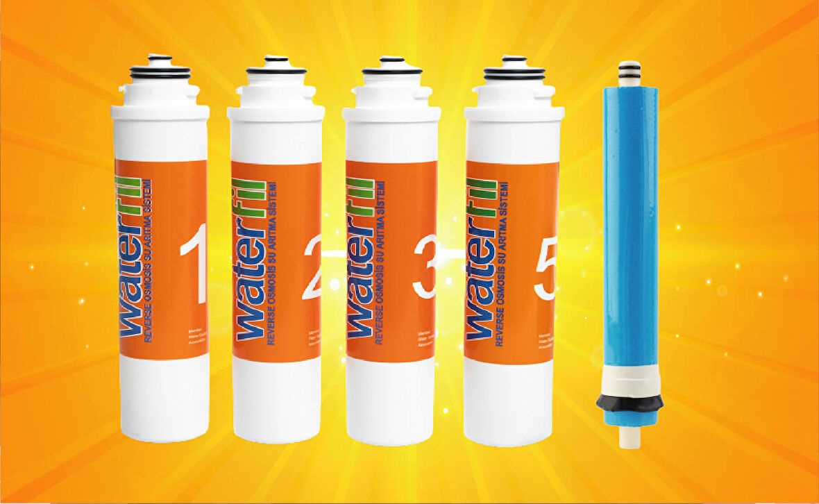 Waterlife Su Arıtma Cihazı Tak Çevir Filtre Seti