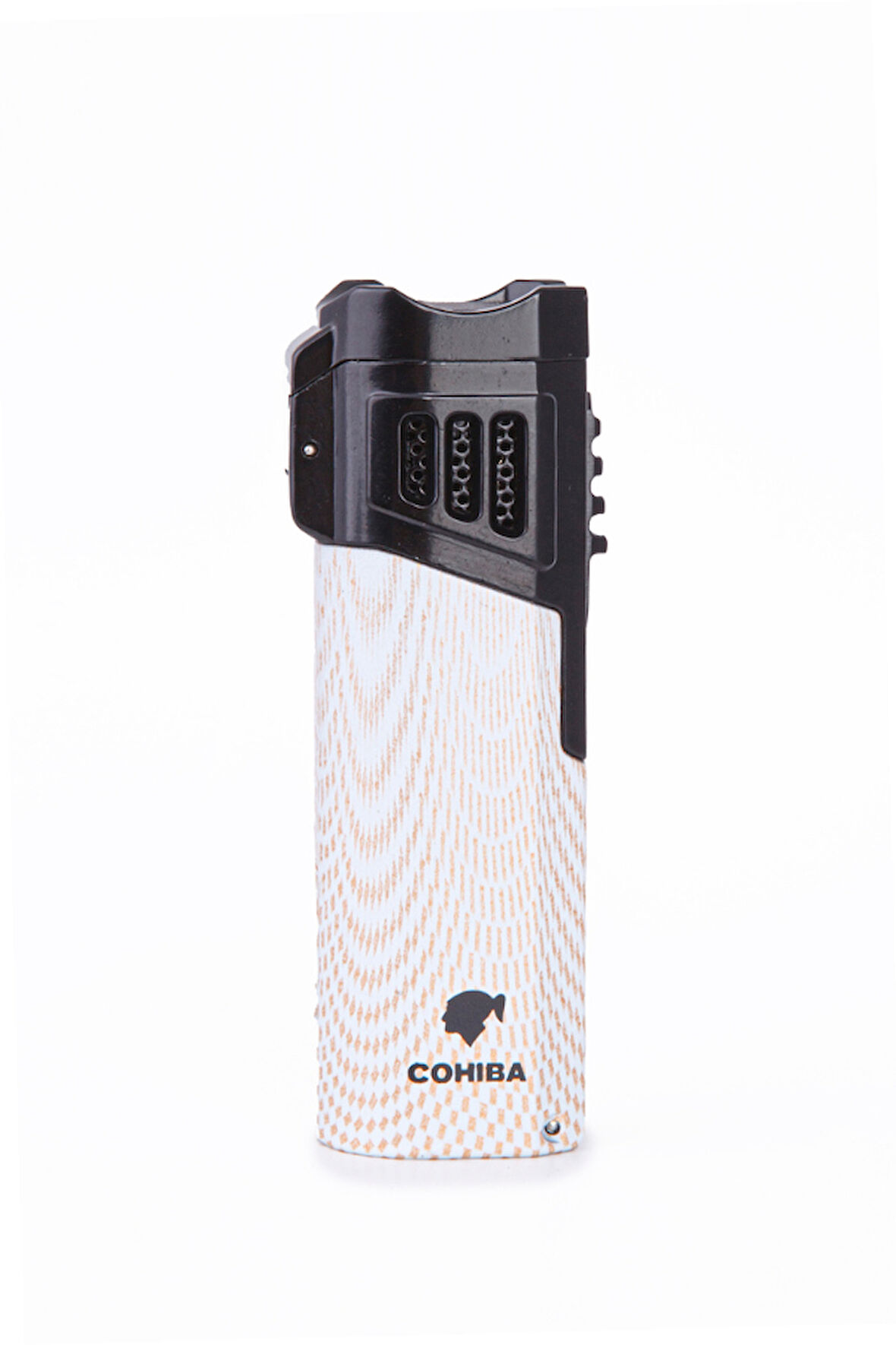 Cohiba 4 Torch Pürmüz Beyaz Desenli Puro Çakmağı