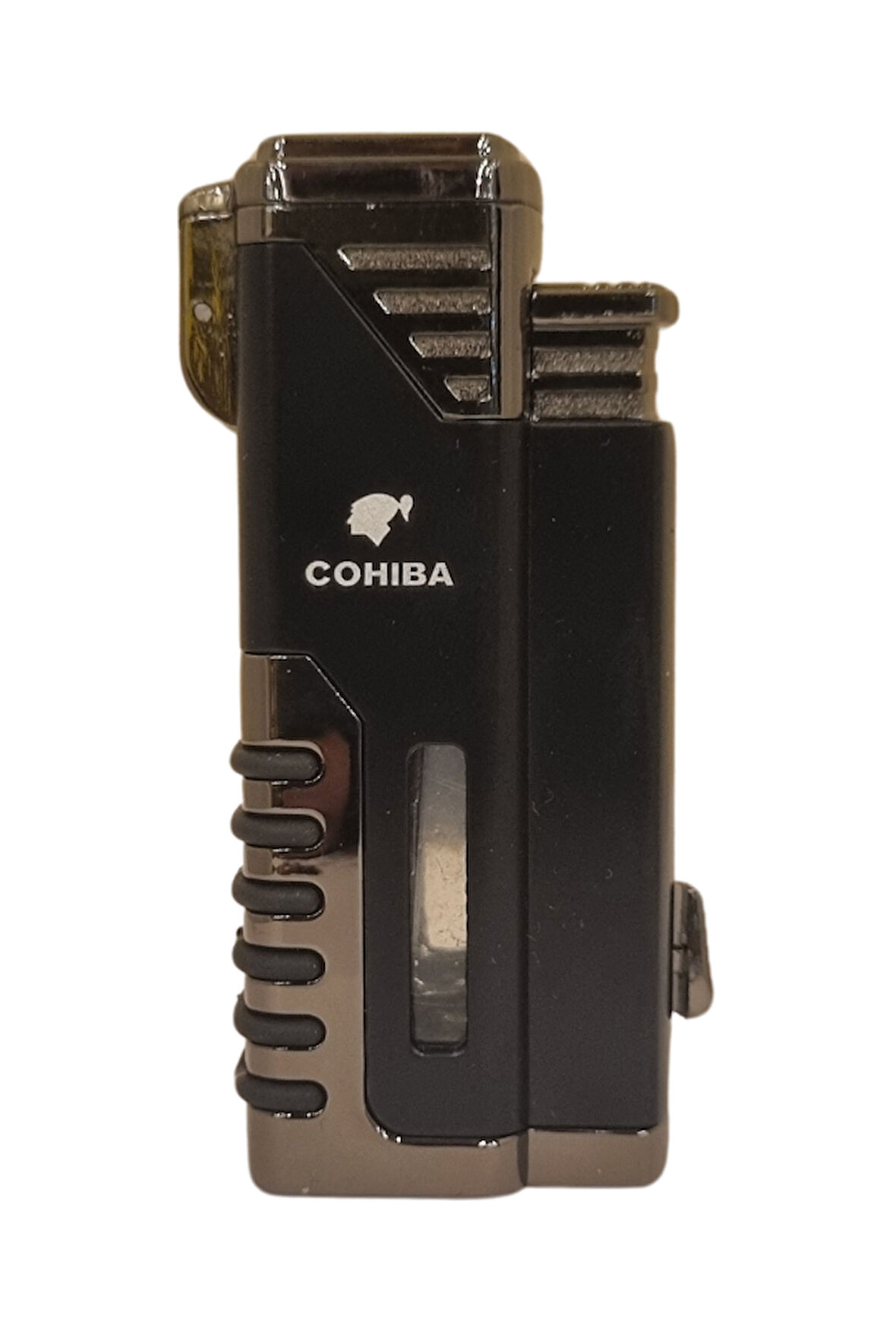 Cohiba 4 Torch Pürmüz Siyah-Gunmetal Metal Puro Çakmağı