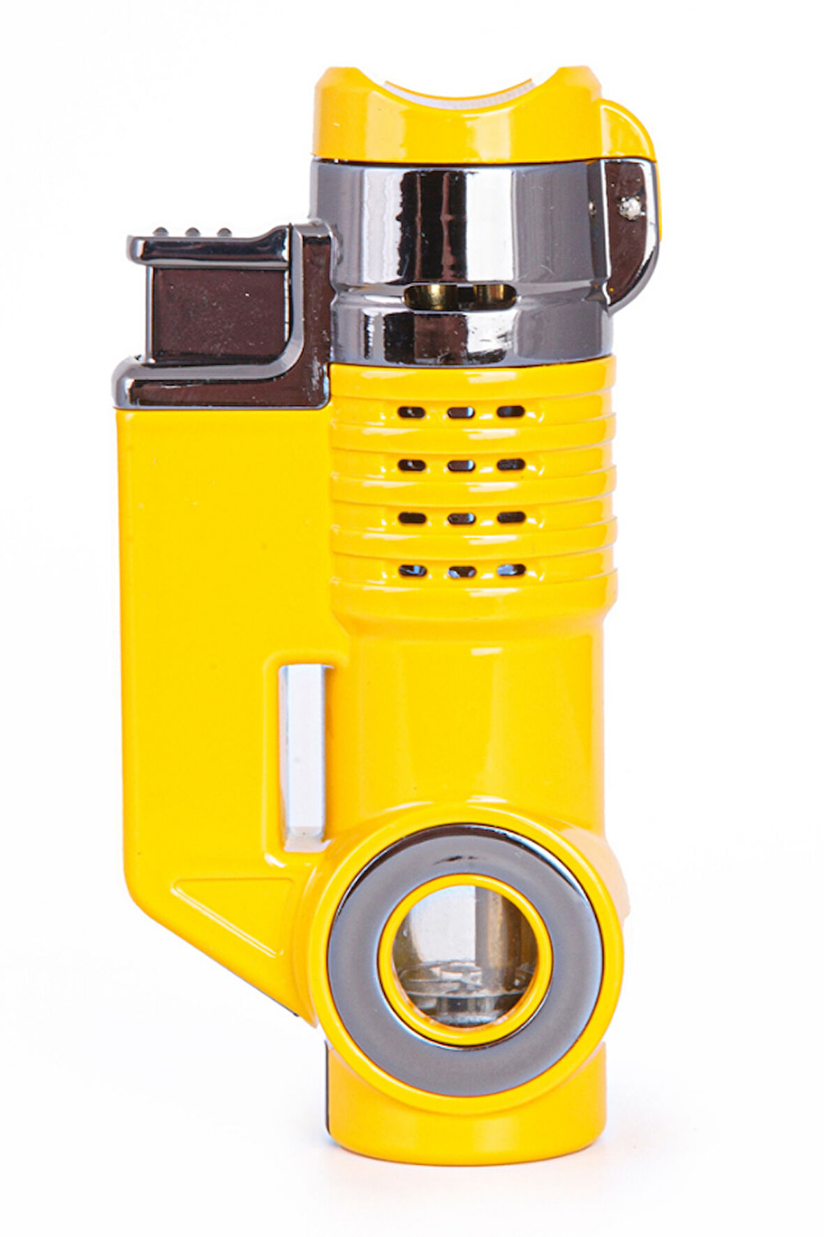 Cohiba 3 Torch Pürmüz Sarı-Gunmetal Metal Puro Çakmağı