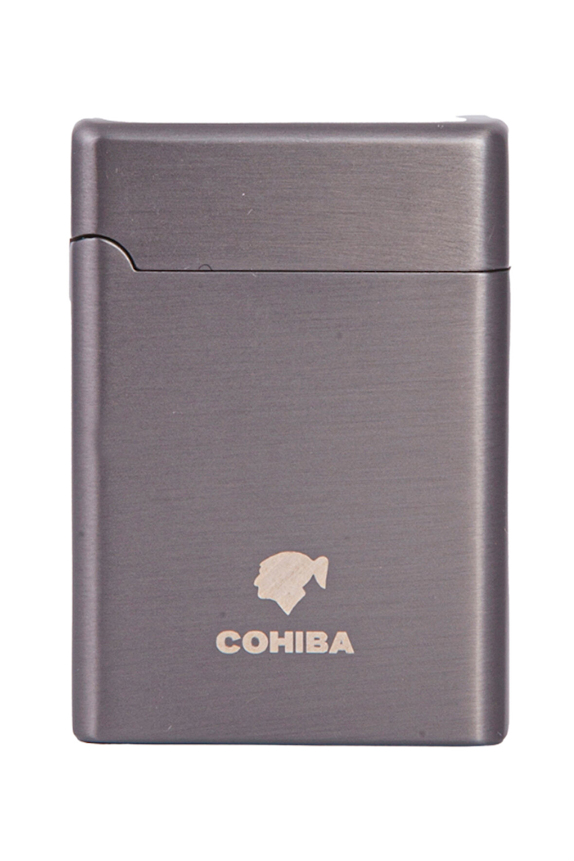 Cohiba Çift Torch Pürmüz Gunmetal Metal Puro Çakmağı