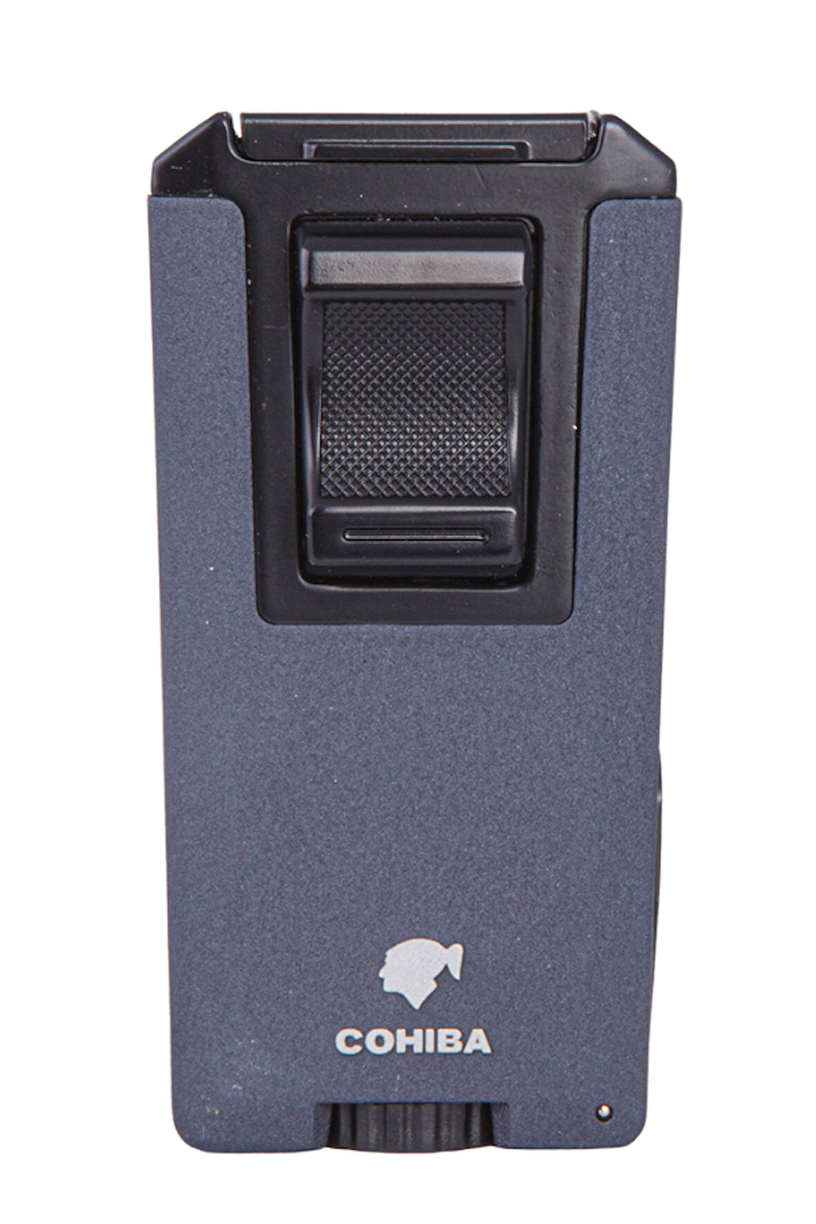 Cohiba Çift Torch Pürmüz Grafit-Siyah Metal Puro Çakmağı