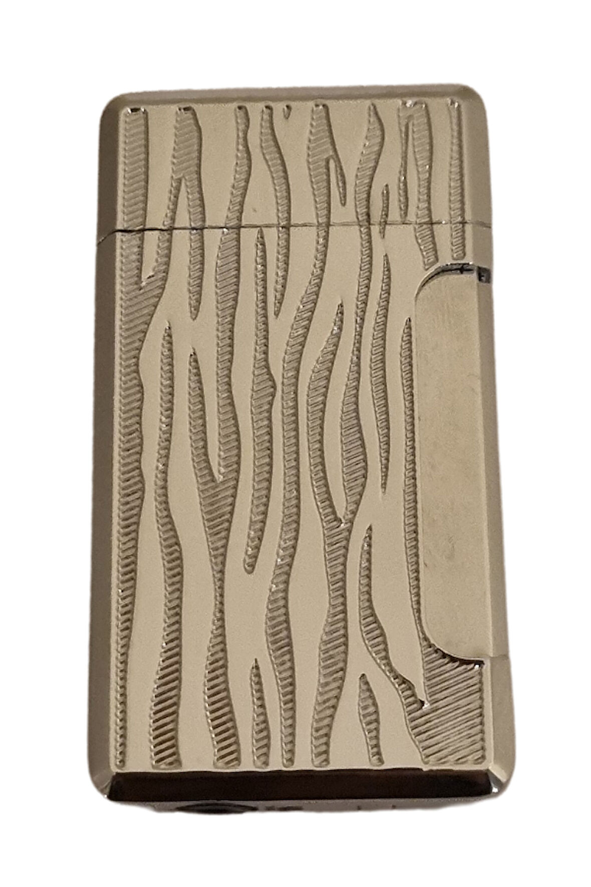 Black Martin Tek Torch Pürmüz Gümüş Desenli Metal Puro Çakmağı