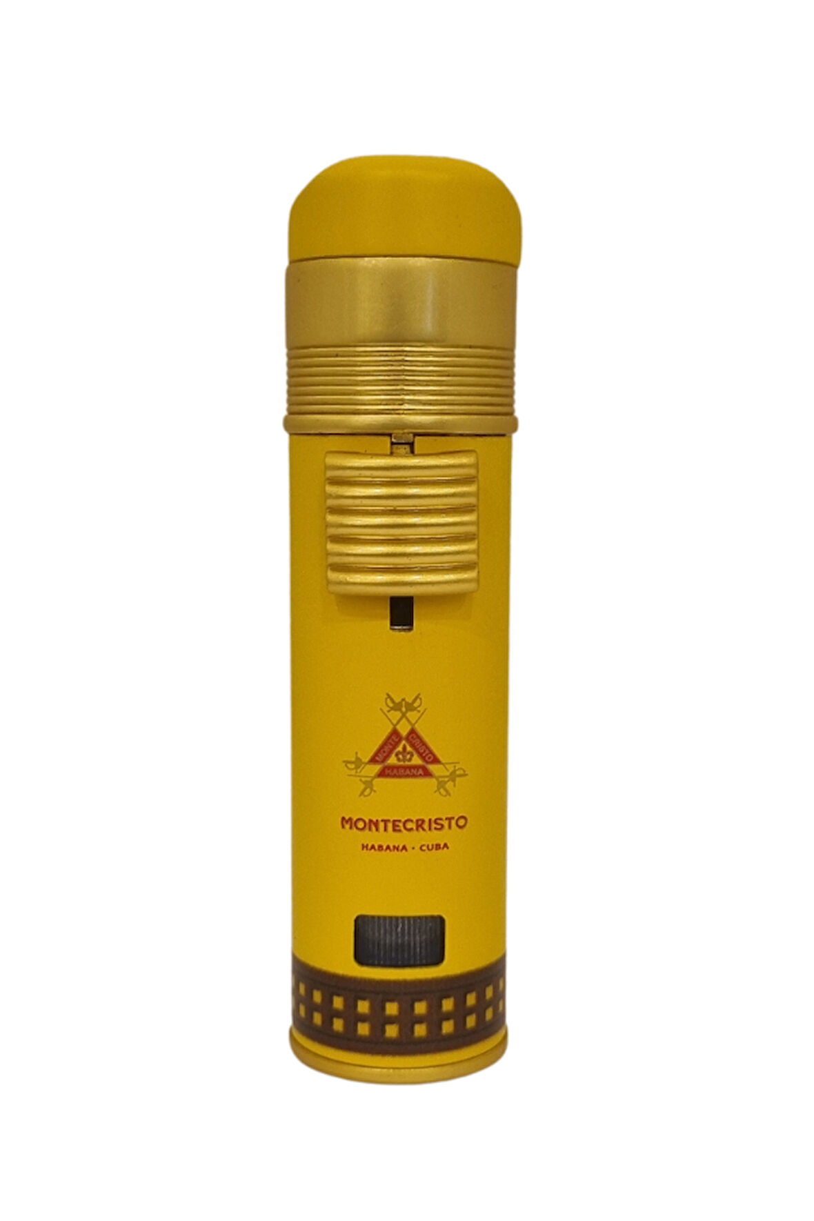Cohiba Monte Cristo Özel Üretim 3 Torch Pürmüz Sarı Puro Çakmağı
