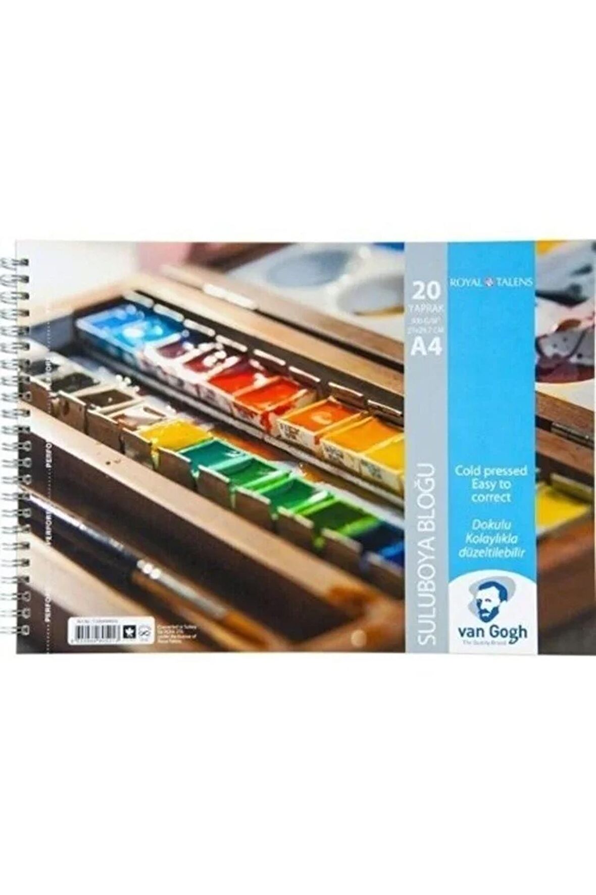 Üçka A5 Van Gogh Suluboya Bloğu Spiralli 300 gr. 20 Yaprak T300a54020