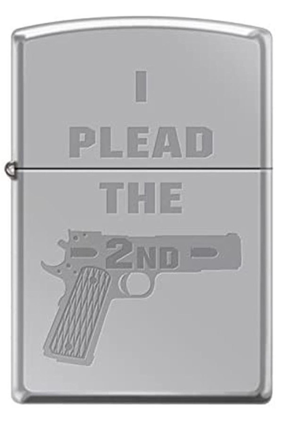 Zippo Çakmak I Plead The 2nd High Polish Chrome