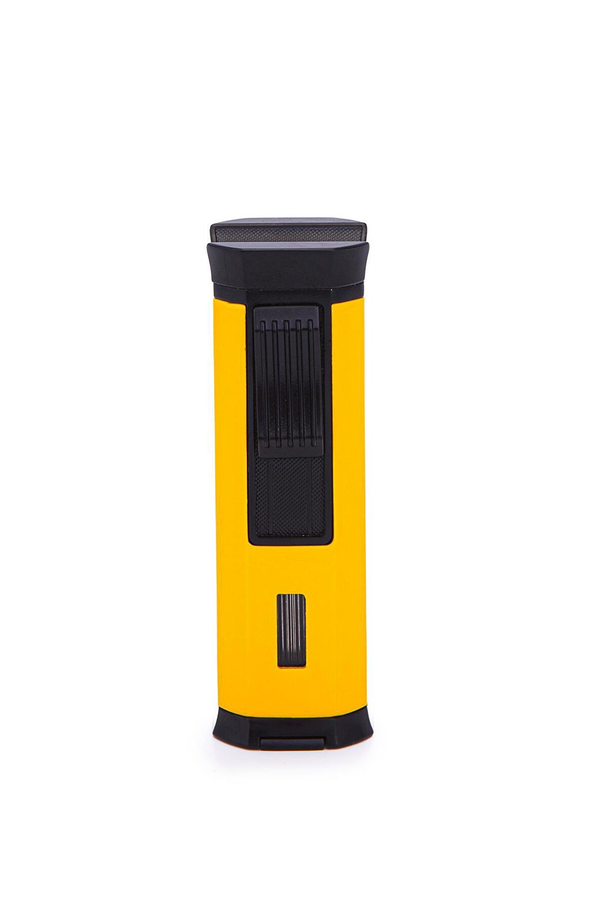 Parmida 3 Torch Pürmüz Sarı-Siyah Metal Puro Çakmağı
