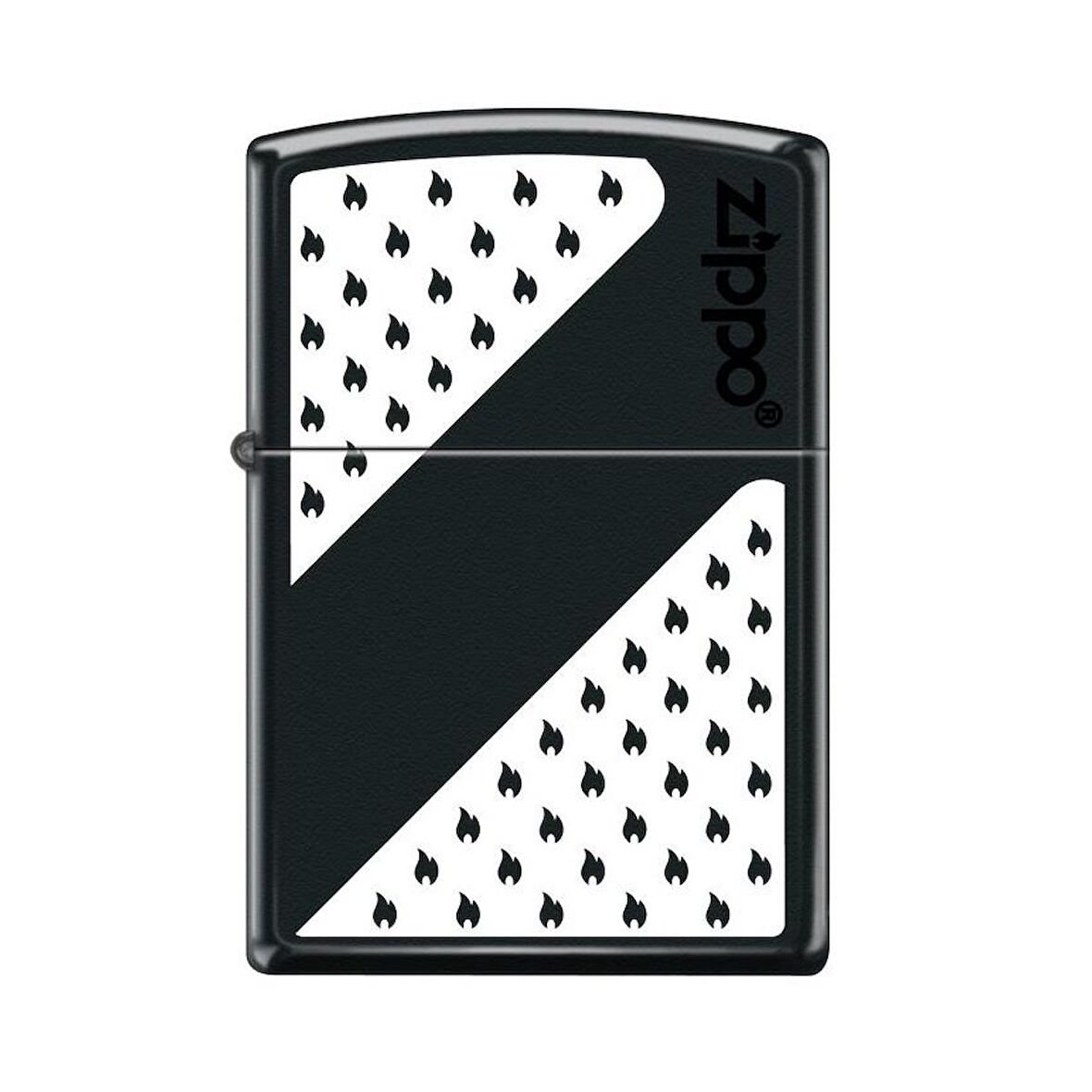Zippo Çakmak Black And White Design 218 218-069482