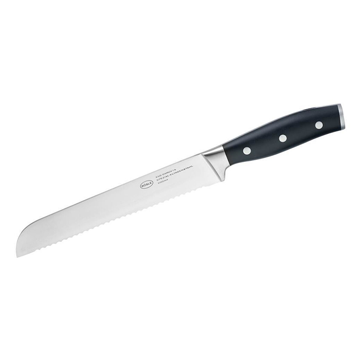 Rösle 12107 Tradition - X50CRMOV15 Alman Çeliği Ekmek Bıçağı - 20 Cm.