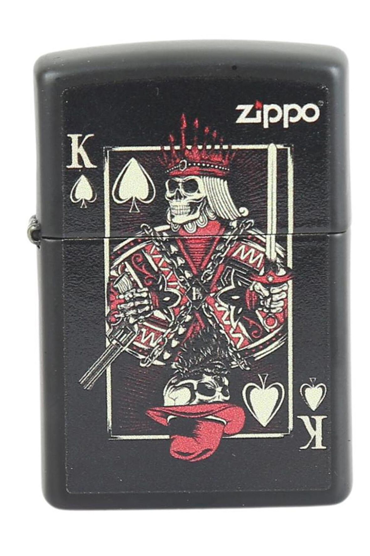 Zippo Çakmak King Skull Black