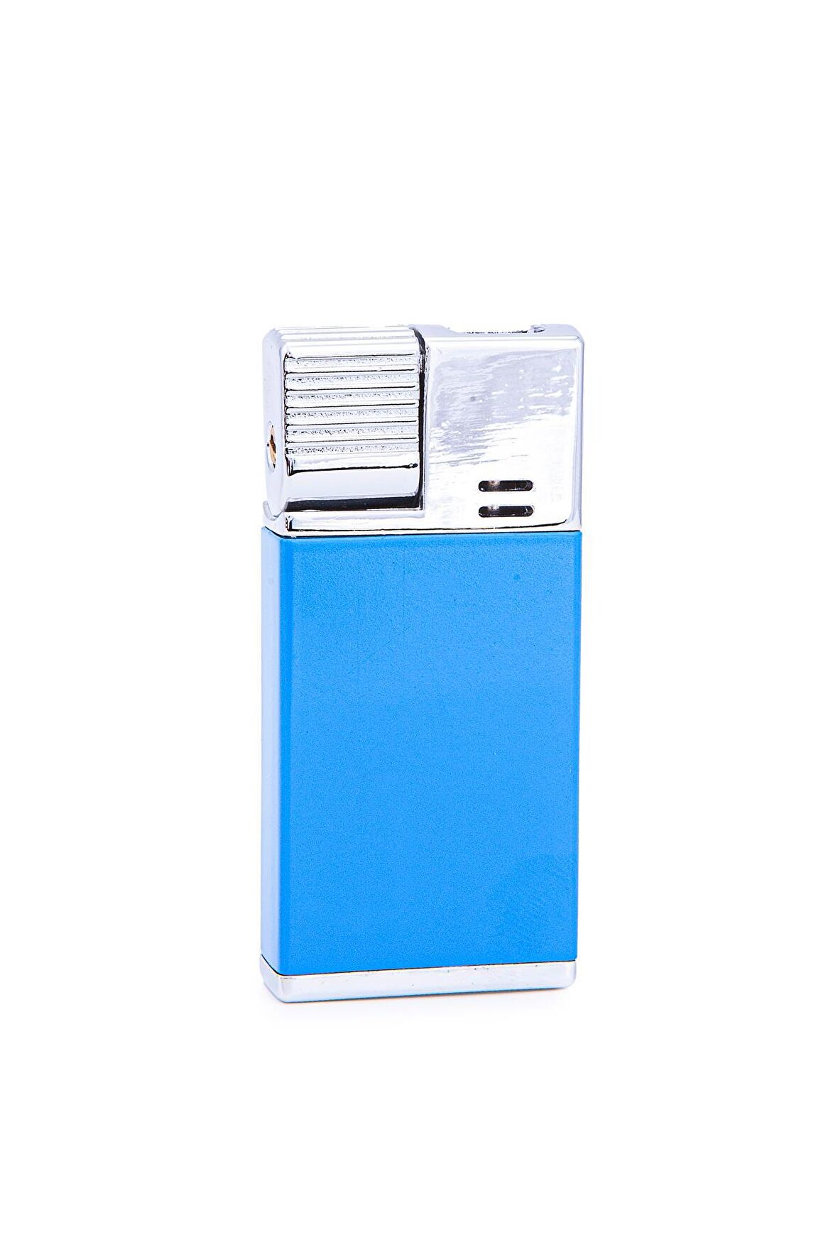 Parmida Tek Torch Pürmüz Mavi-Gümüş Metal Puro Çakmağı