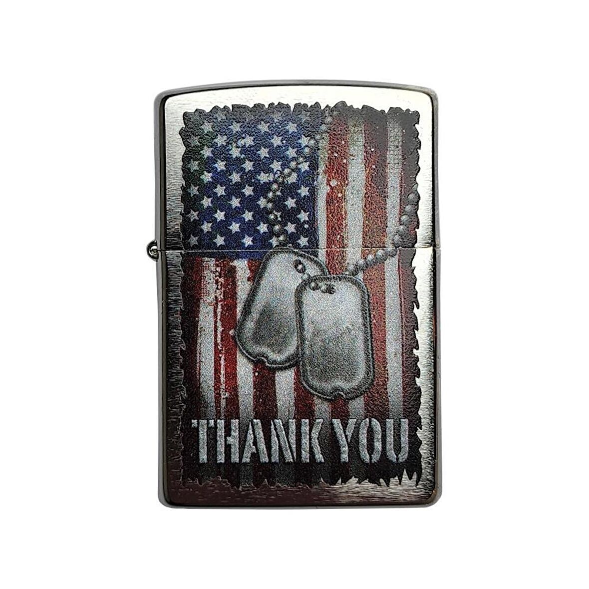 Zippo Çakmak 56161 American Flag Thank You Design