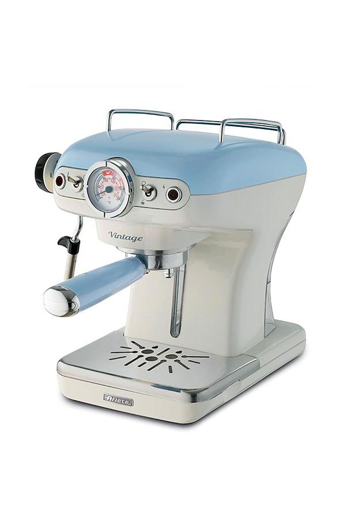 Ariete Vintage Espresso Kahve Makinesi Mavi