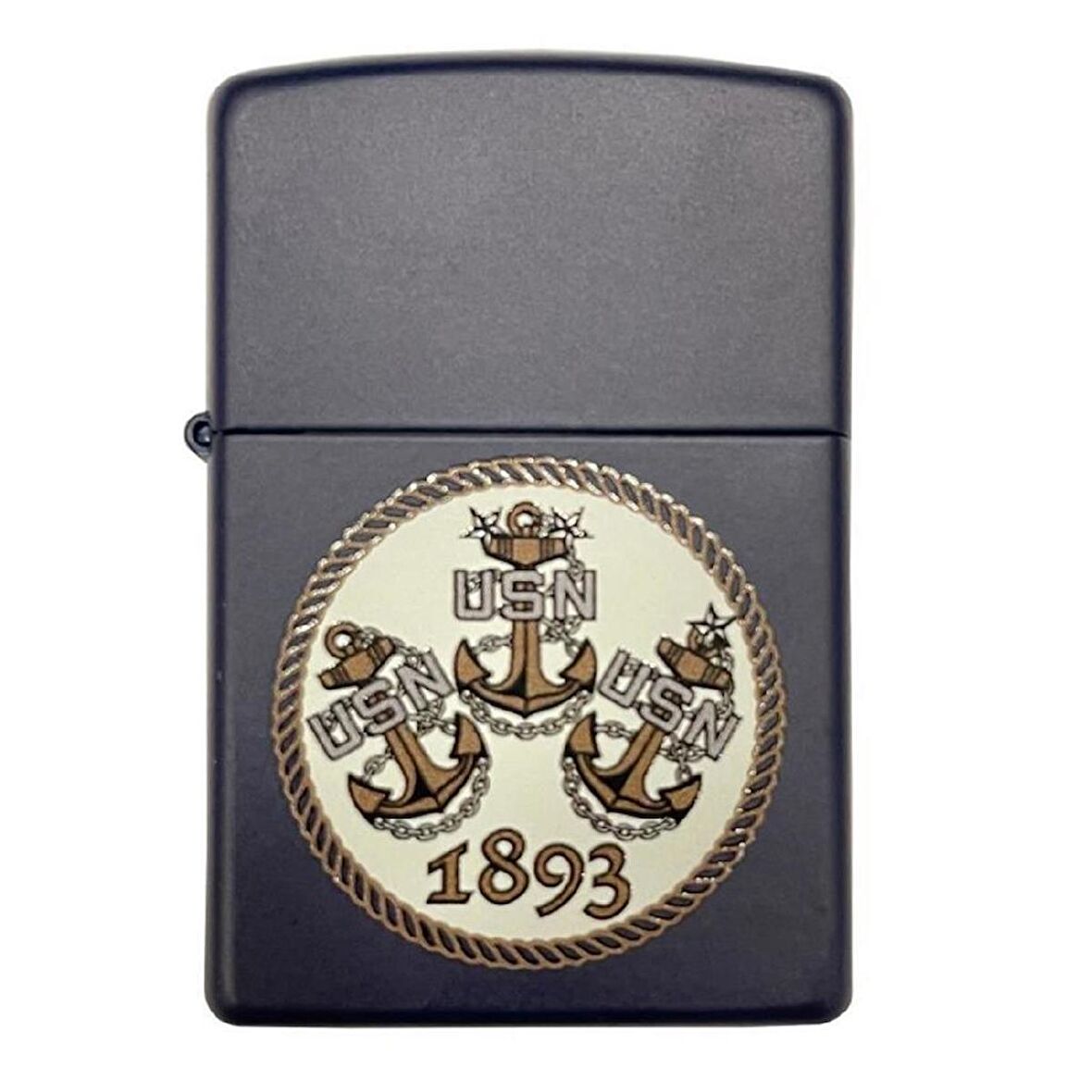 Zippo Çakmak Three Navy Anchors 239-001033