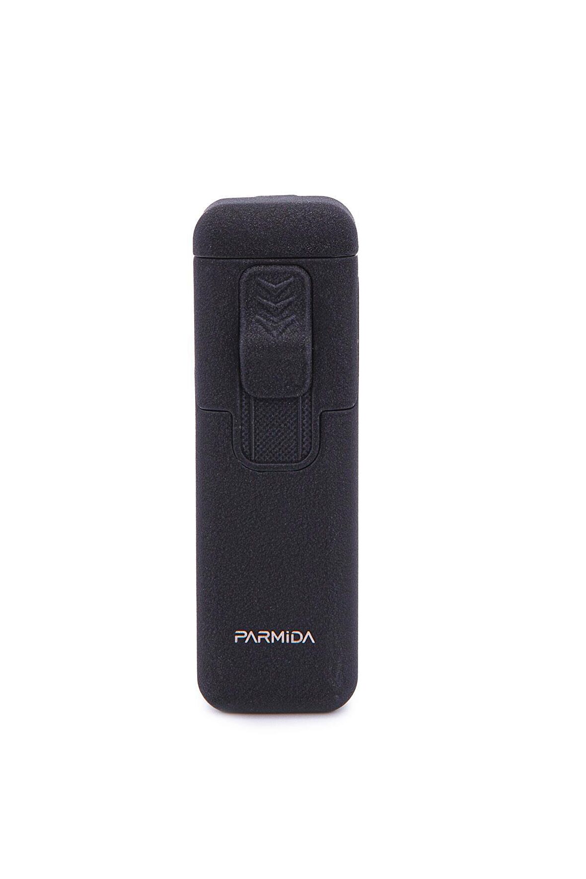 Parmida 4 Torch Pürmüz Mat Siyah Metal Puro Çakmağı