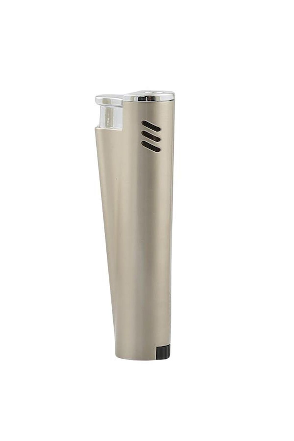 Parmida Tek Torch Pürmüz Gümüş Metal Puro Çakmağı