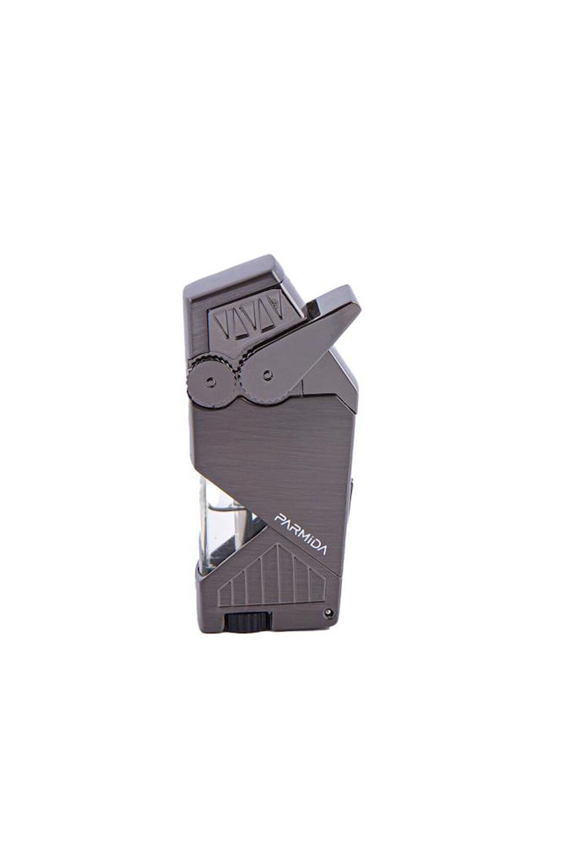 Parmida Çift Torch Pürmüz Gunmetal Puro Çakmağı