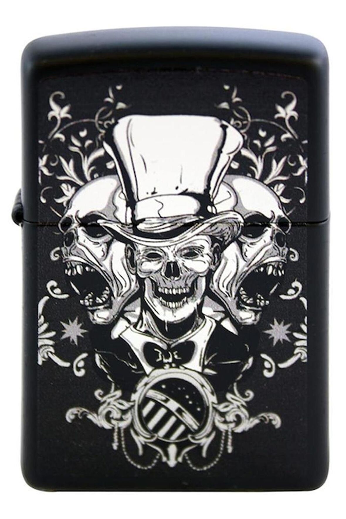 Zippo Çakmak Mad Hatter Joker Skull