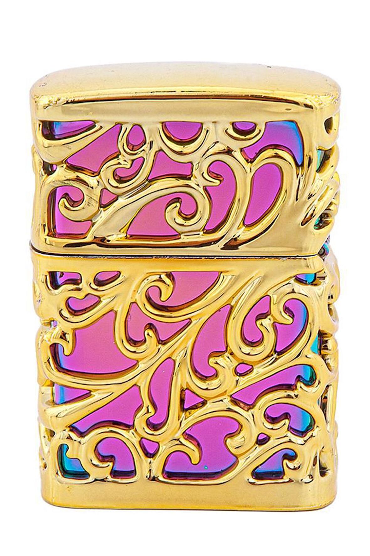Parmida Tek Torch Pürmüz Gold İşlemeli Puro Çakmağı