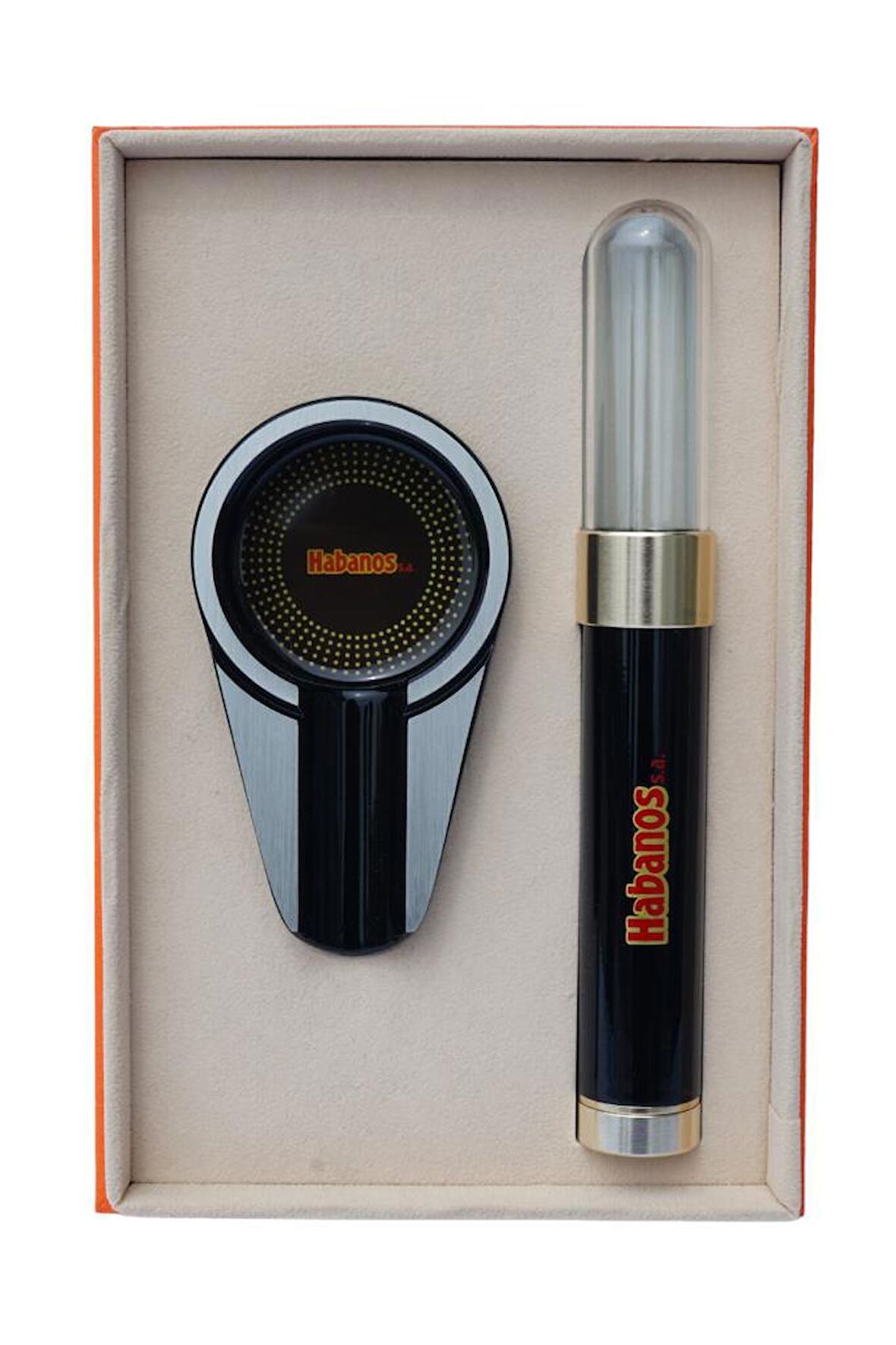 Habanos Küllük Tekli Puro Tüpü İkili Set