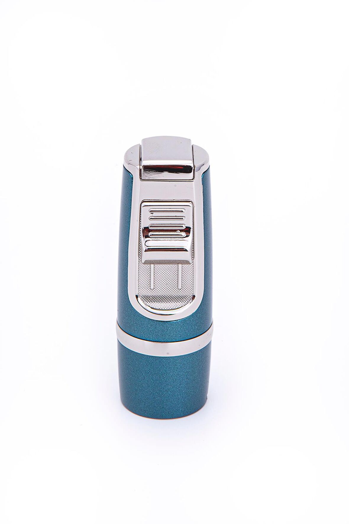 Parmida 3 Torch Pürmüz Mavi-Gümüş Metal Puro Çakmağı