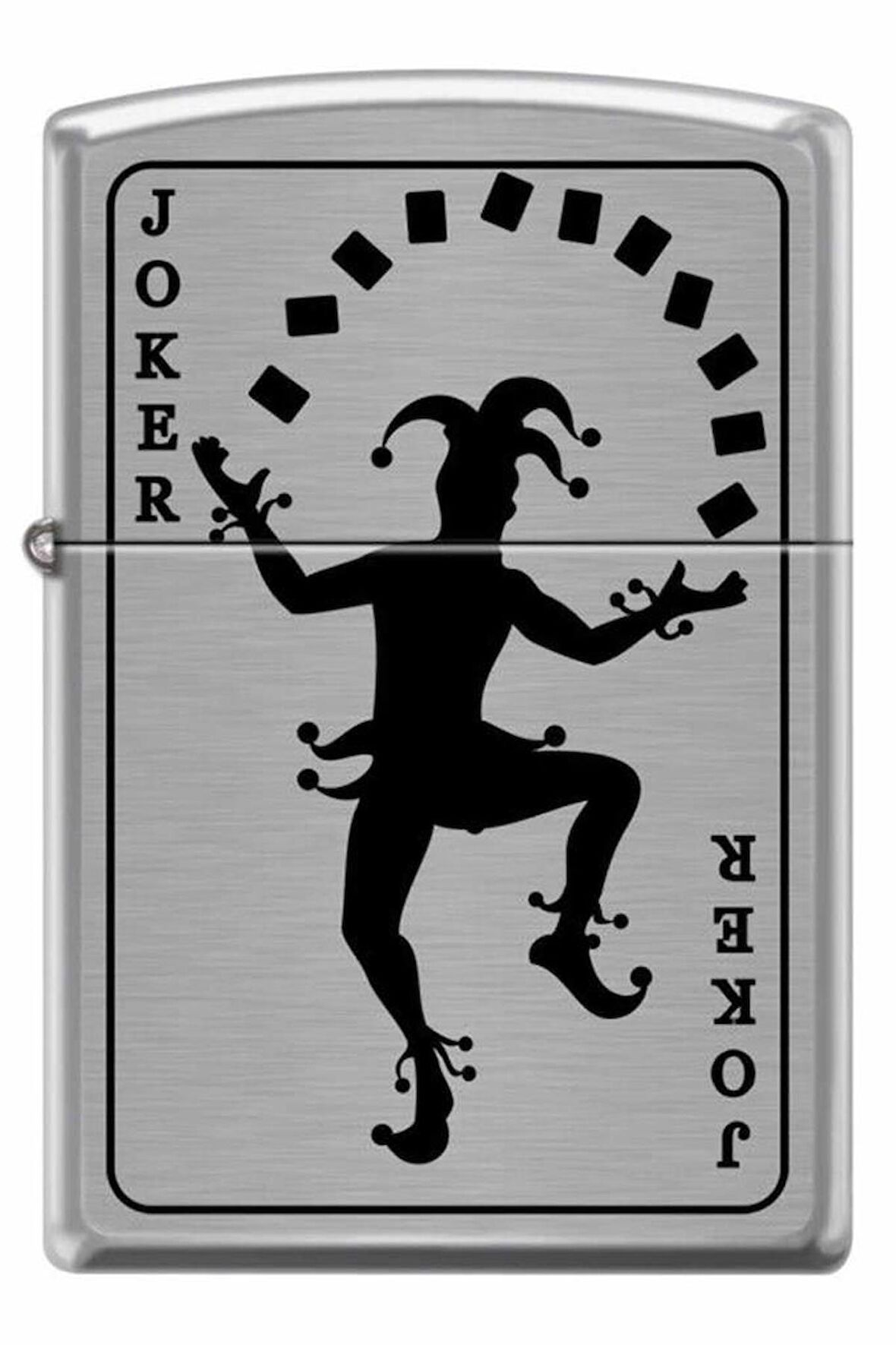 Zippo Çakmak Joker Brushed Chrome