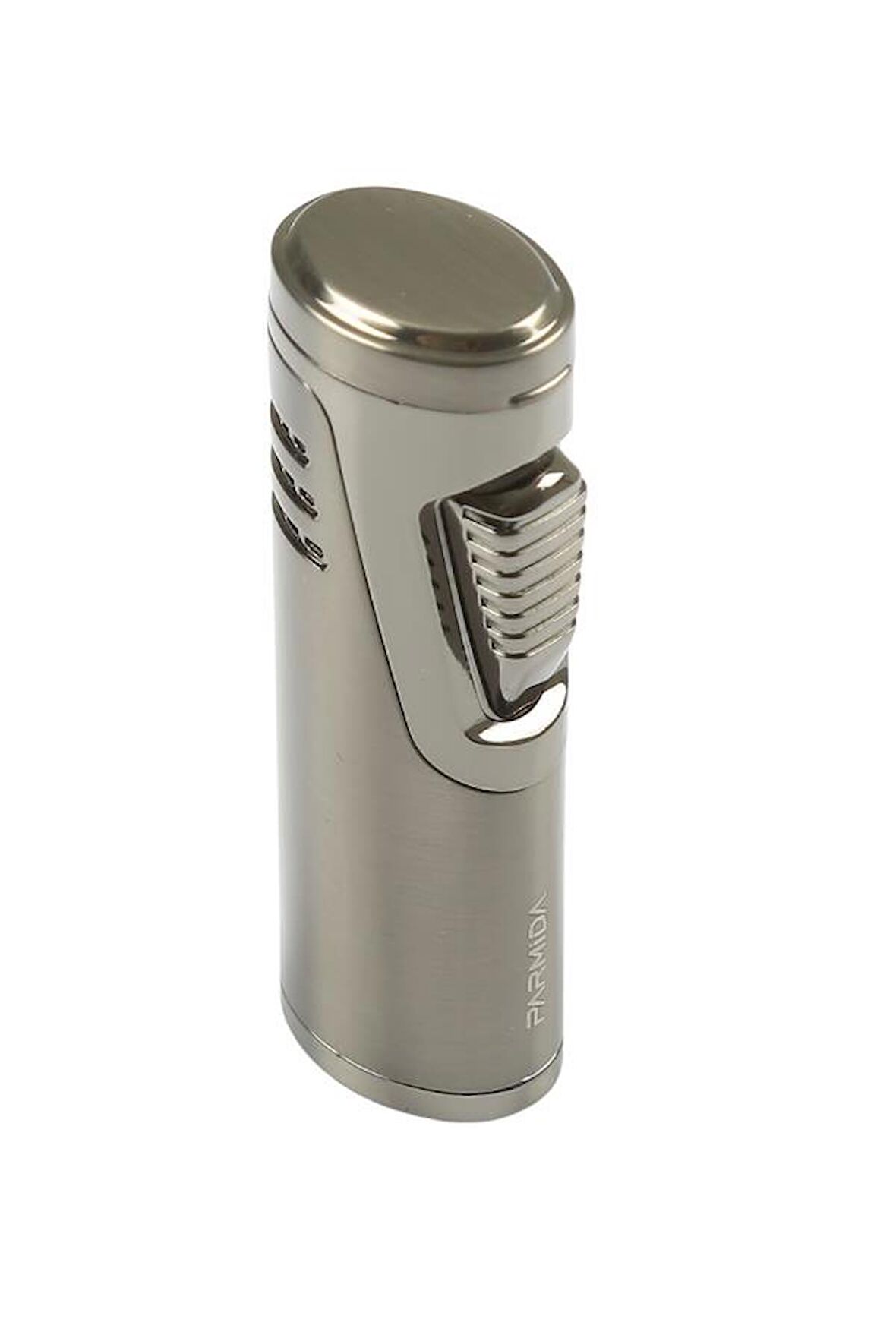 Parmida Çift Torch Pürmüz Gunmetal Metal Puro Çakmağı