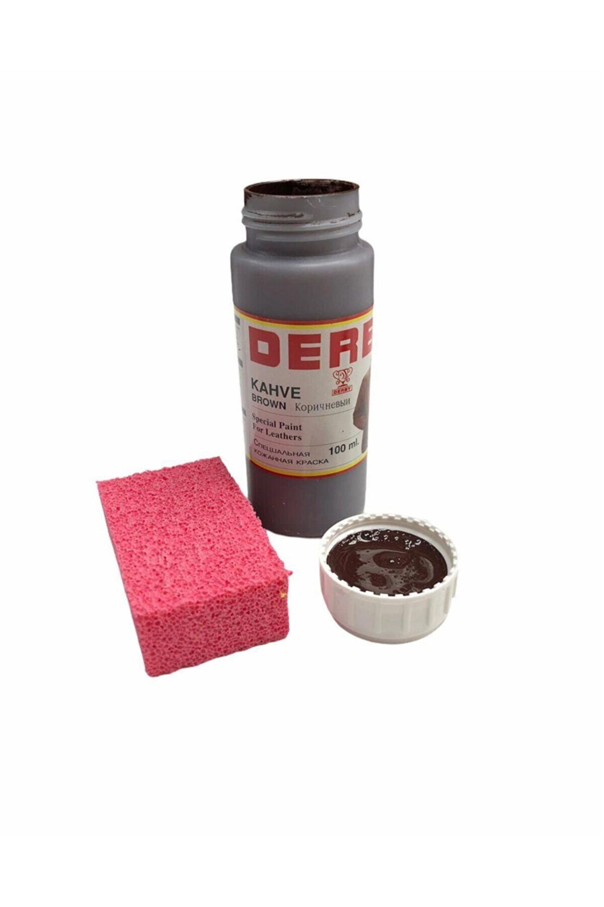 Kahverengi  Mont Direksiyon Koltuk Deri Boyası 100 ml