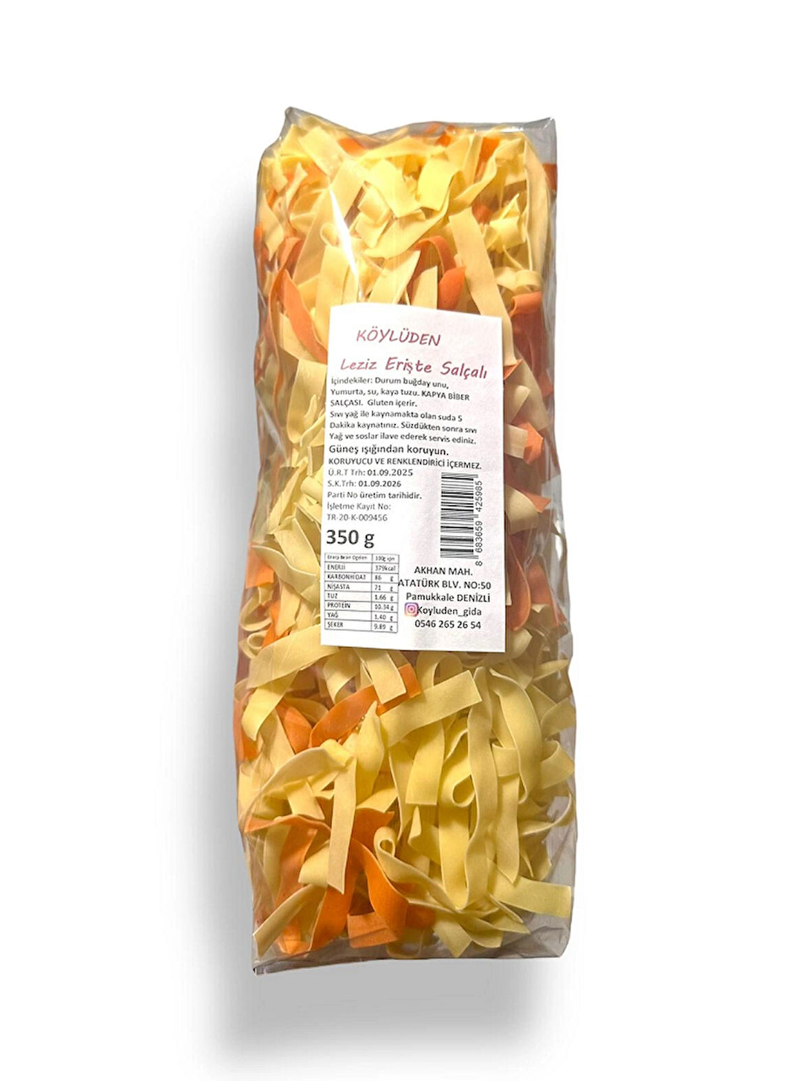 Erişte (Kapya Salçalı) 350 gr.