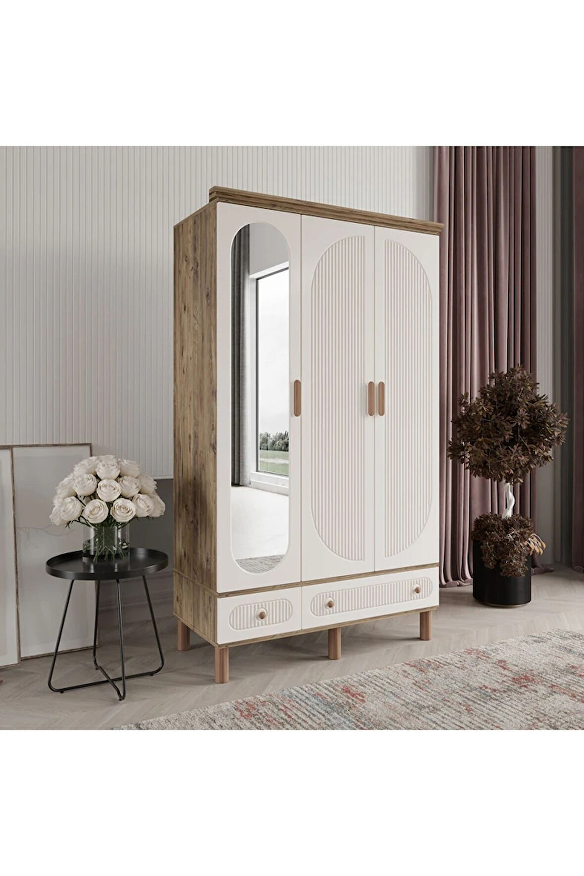 SOHO 3 KAPAK AYTAŞI GARDIROP