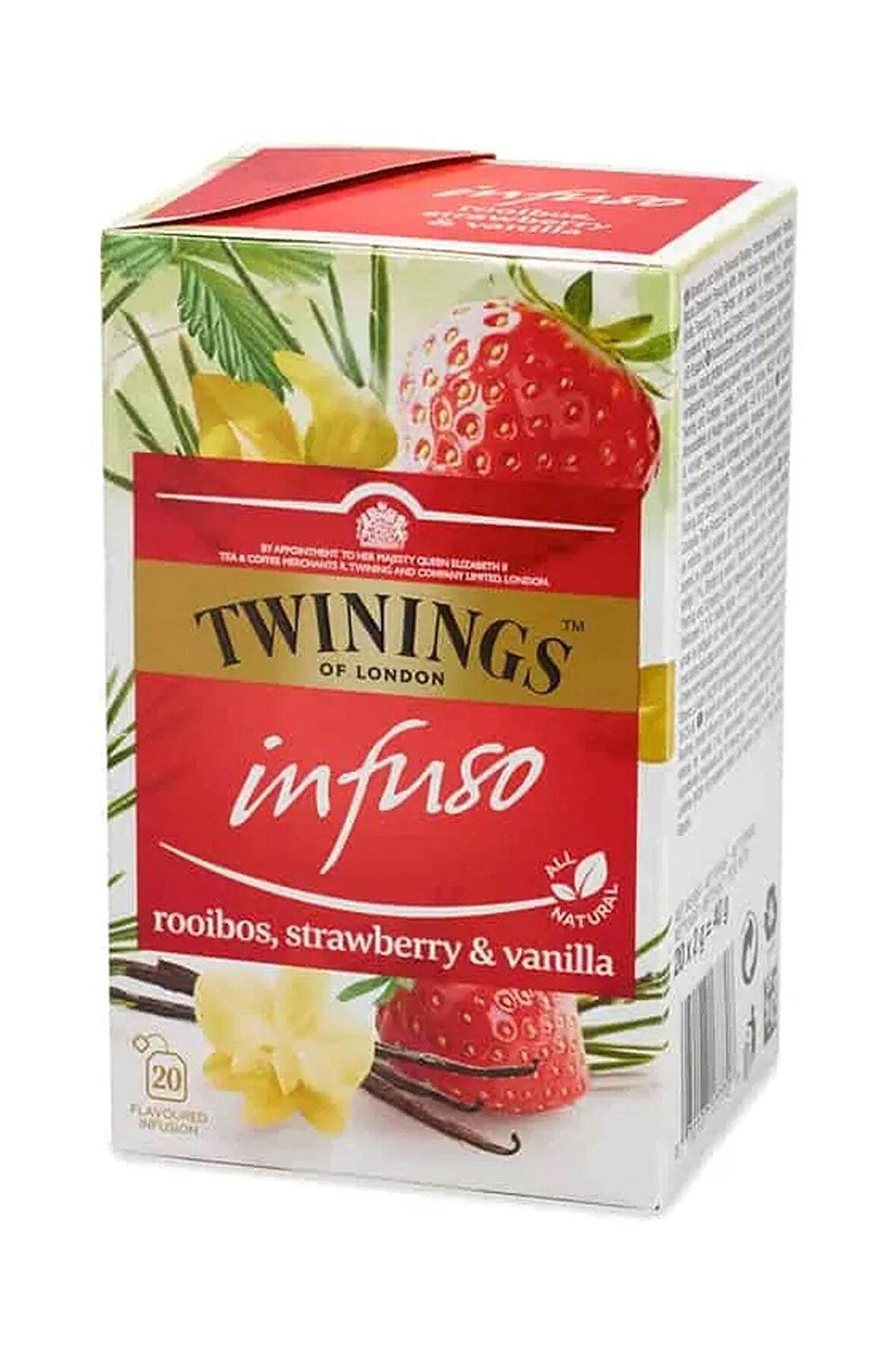 Twinings İnfuso Rooibos, Strawberry & Vanilla