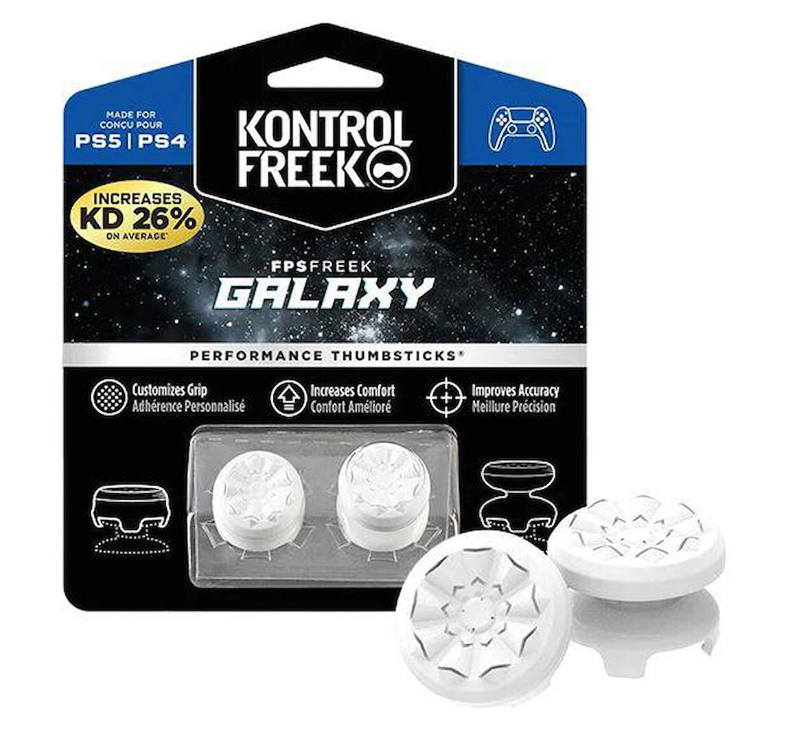 Kontrolfreek FPS Freek GALAXY Beyaz Performans Analog KF-GLB