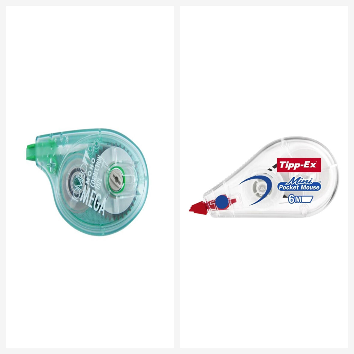 Tombow Mega 4.2mm x 16m Şerit Silici & Tipp-Ex Şerit Silici Mini Pocket Mouse 5mmx6m