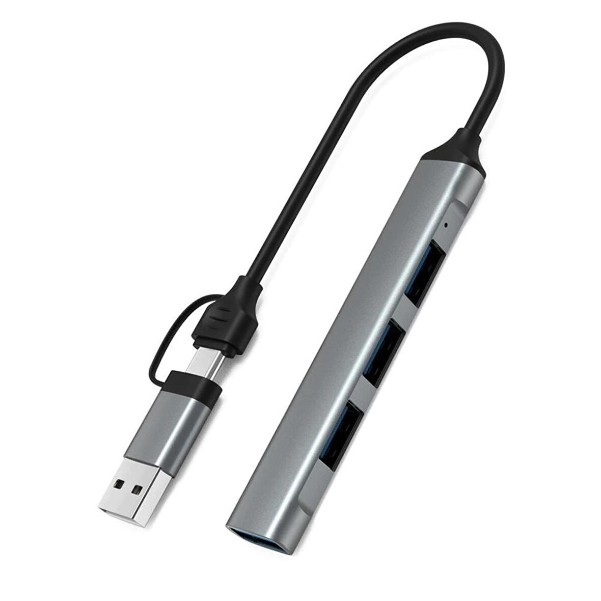 Winex 4in1 UsbA ve Type-C To UsbA 3.01 Çoklayıcı Hub Adaptör
