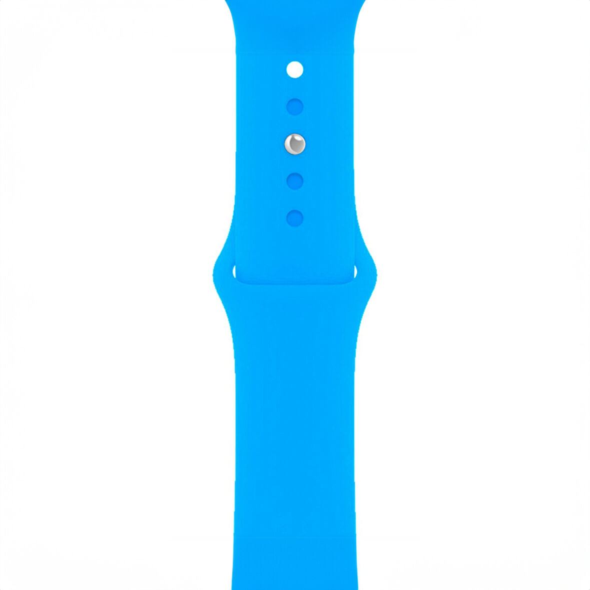 ScHitec 42-49mm Yeni Nesil Apple Uyumlu Akıllı Saat Kordonu Silikon Mavi