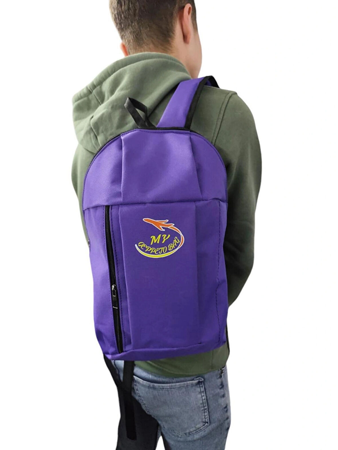 Unisex Renkli Sırt Spor Yürüyüş Kamp Bisiklet Çantası 10 Lt