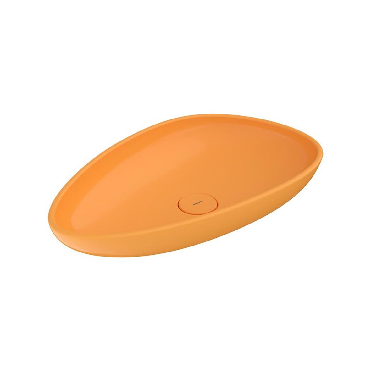 Bocchi Etna 58 cm Çanak Lavabo Parlak Mandalina Sarısı