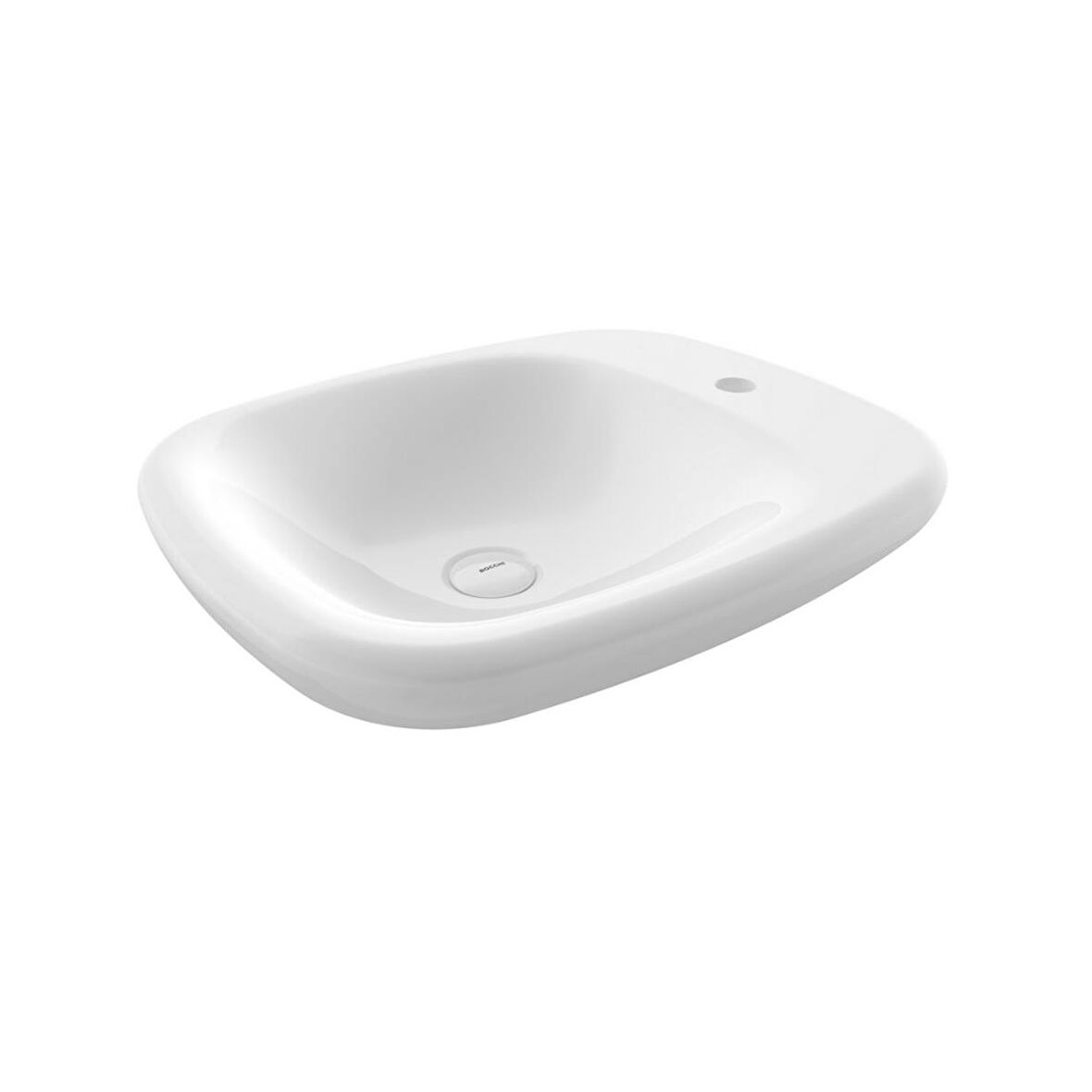 Bocchi Fenice 54 cm Çanak Lavabo Parlak Beyaz
