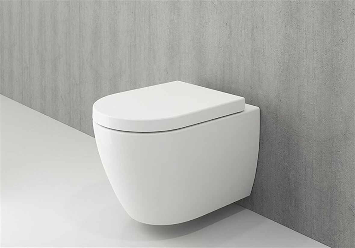 Bocchi Venezia Rimless Asma Klozet Parlak Beyaz