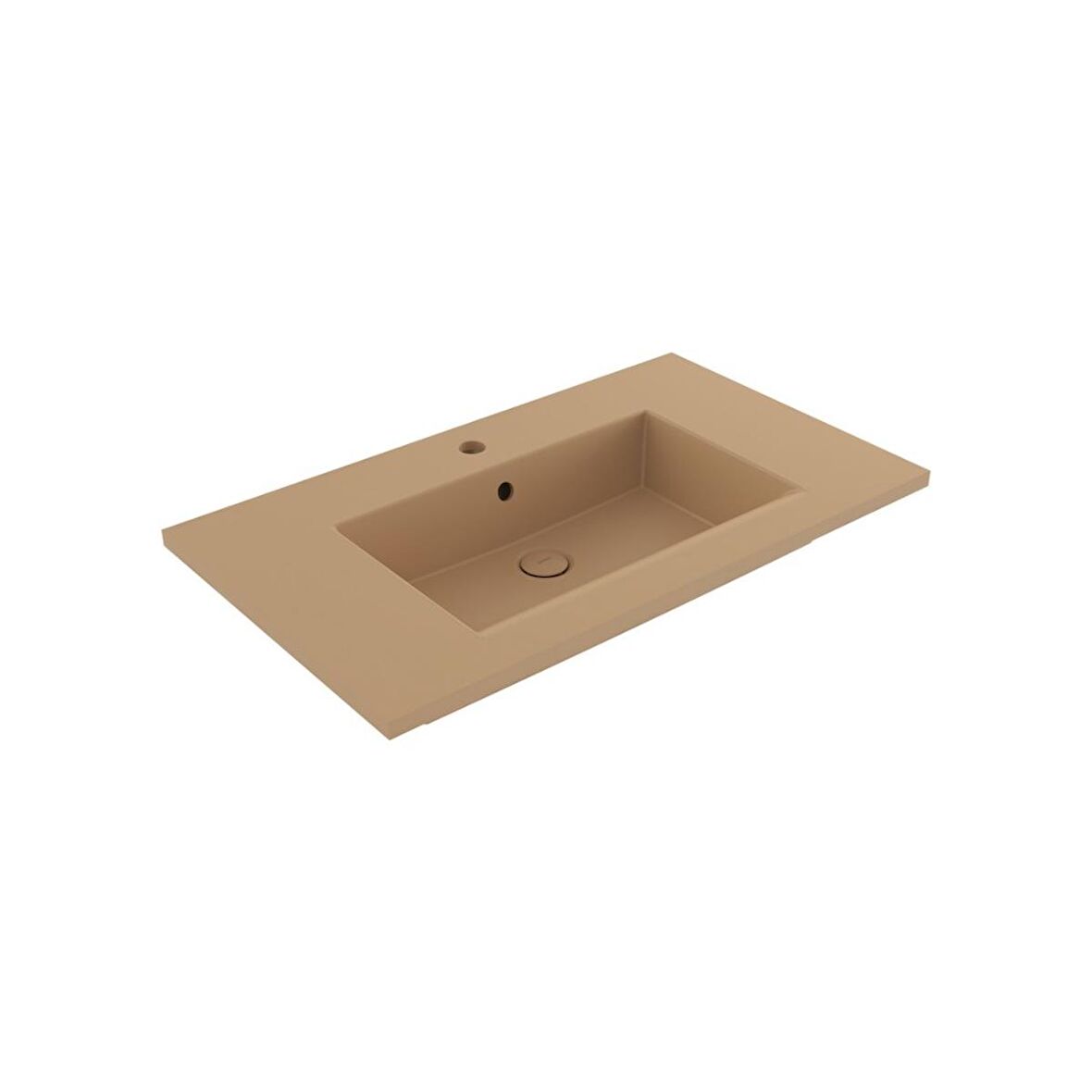 Bocchi Milano Etajerli Lavabo 80 cm Mat Kaşmir