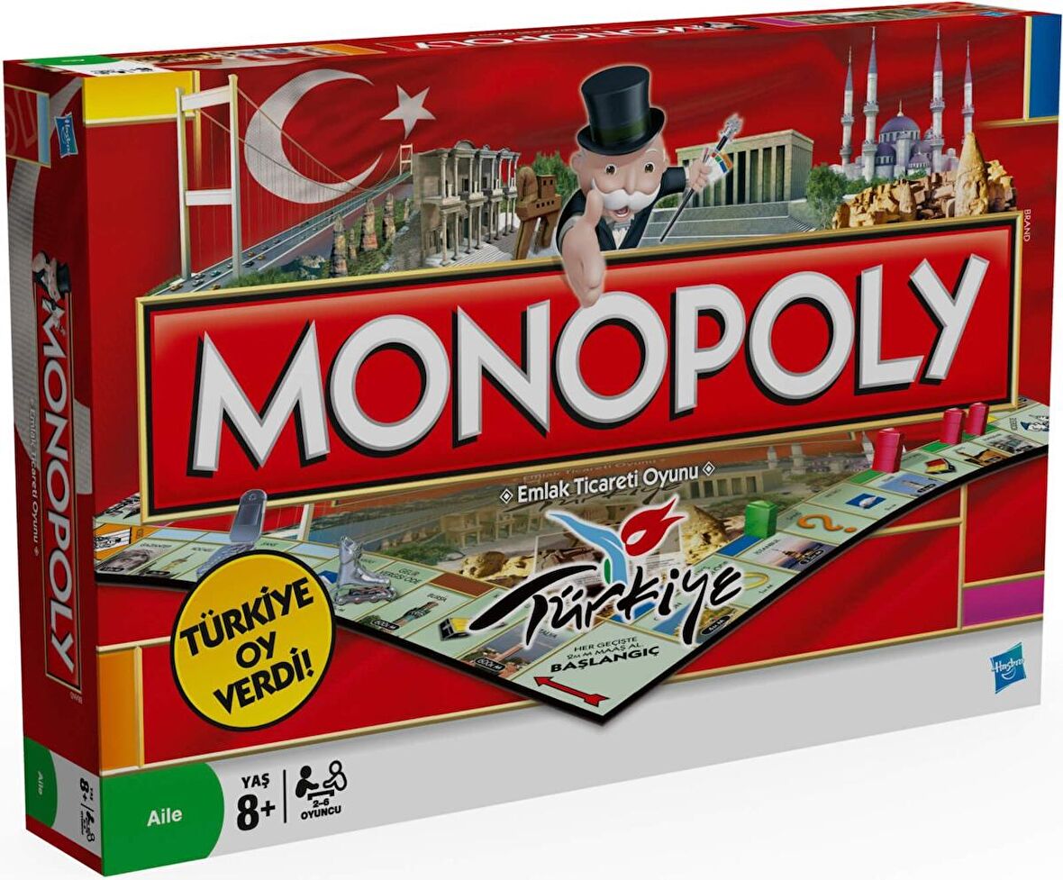 Monopoly Türkiye Hasbro  2886