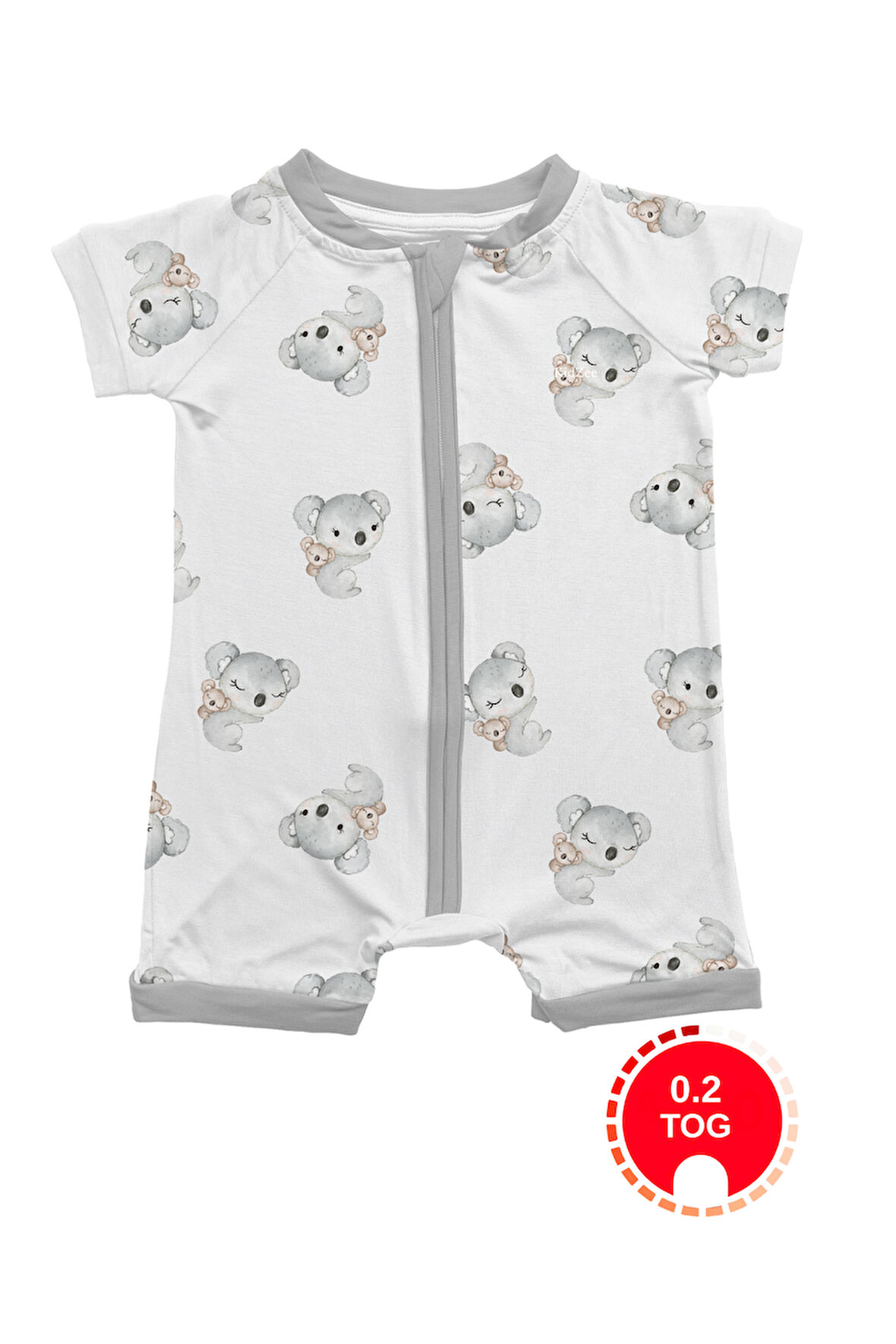 KidZee Yazlık Şort Tulum 0.2 TOG Koala Zee-Romper
