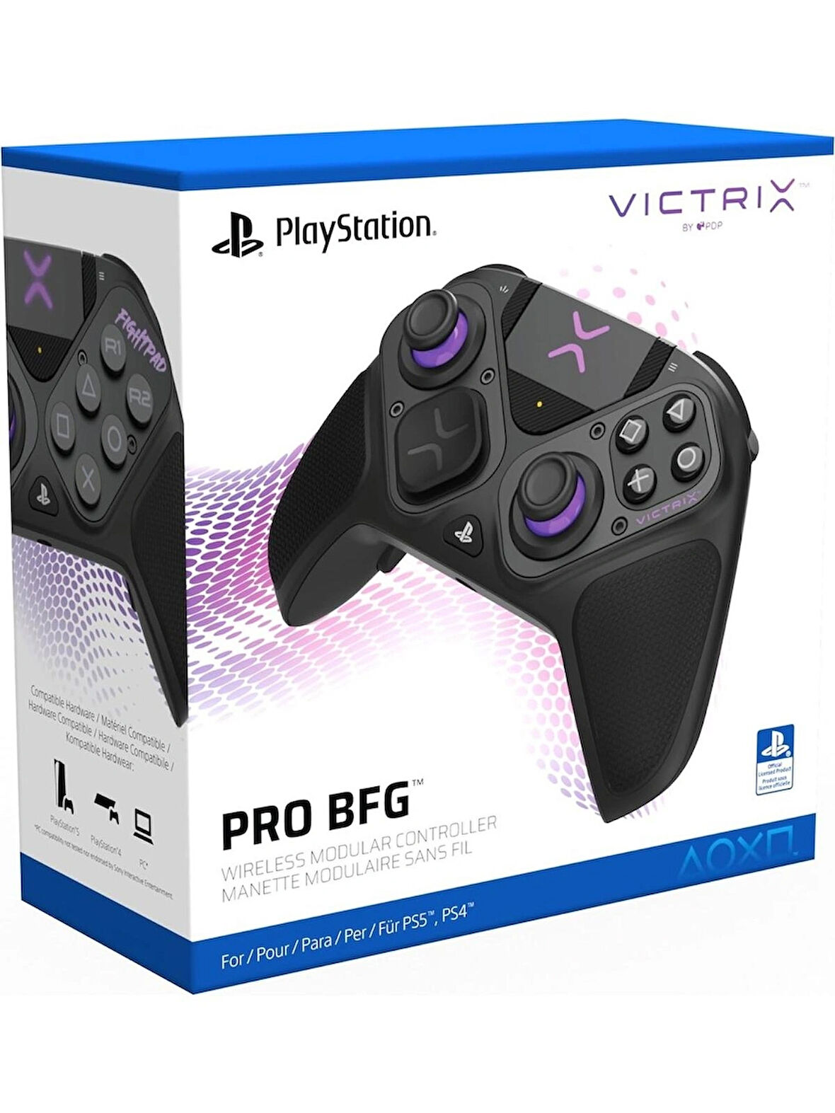 Victrix Pro Bfg Kontroller Kablosuz Lisanslı Controller Siyah PS5/PS4/PC ( ithalatçı garantili )