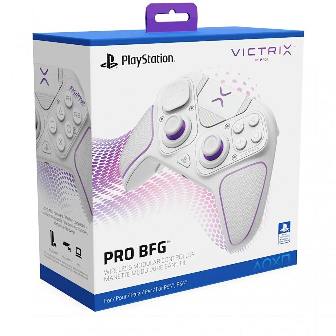 Victrix Pro Bfg Kontroller Kablosuz Lisanslı Controller Beyaz PS5/PS4/PC ( ithalatçı garantili )