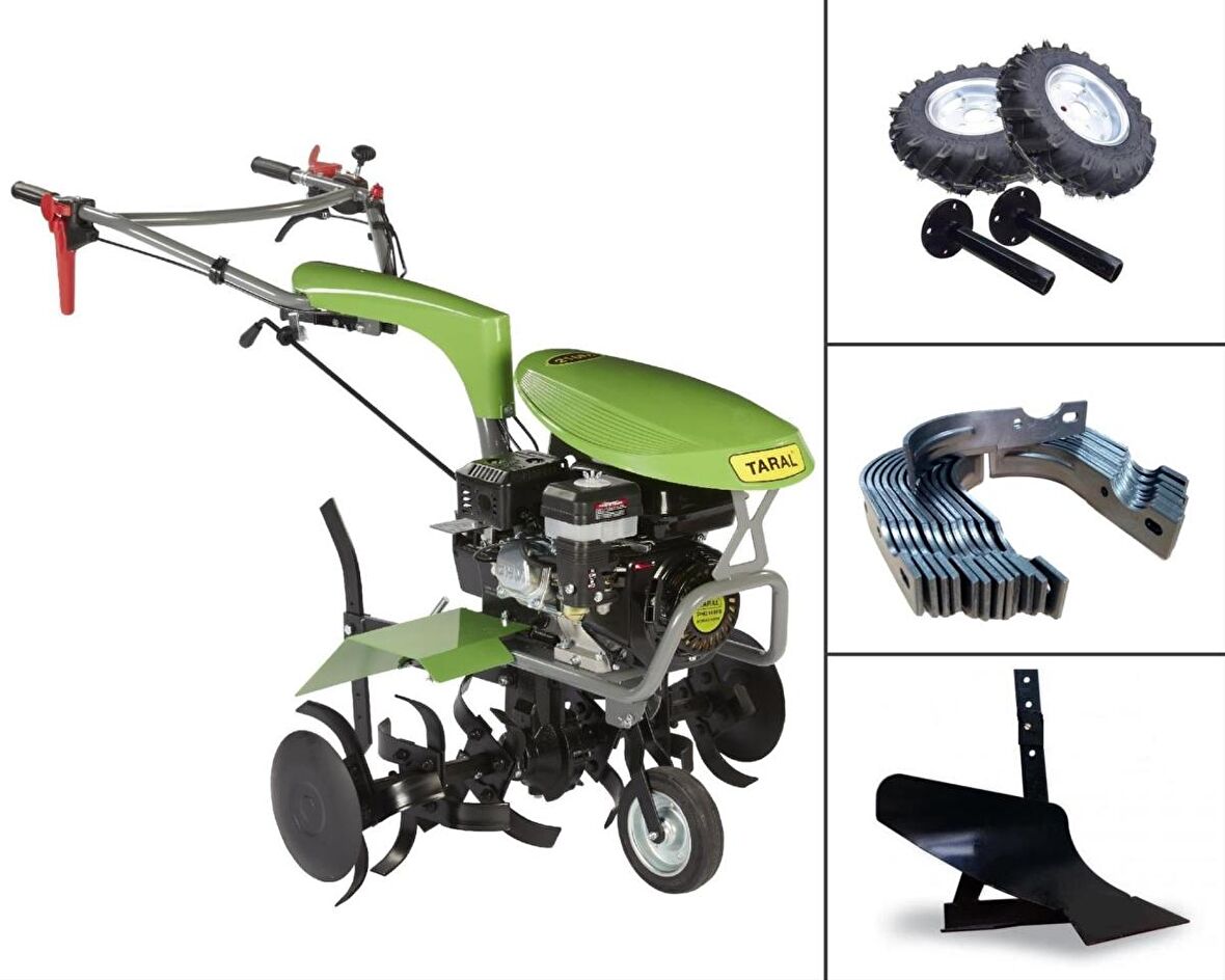 Taral 210M 6.5 Hp Benzinli Çapa Makinesi Seti 04