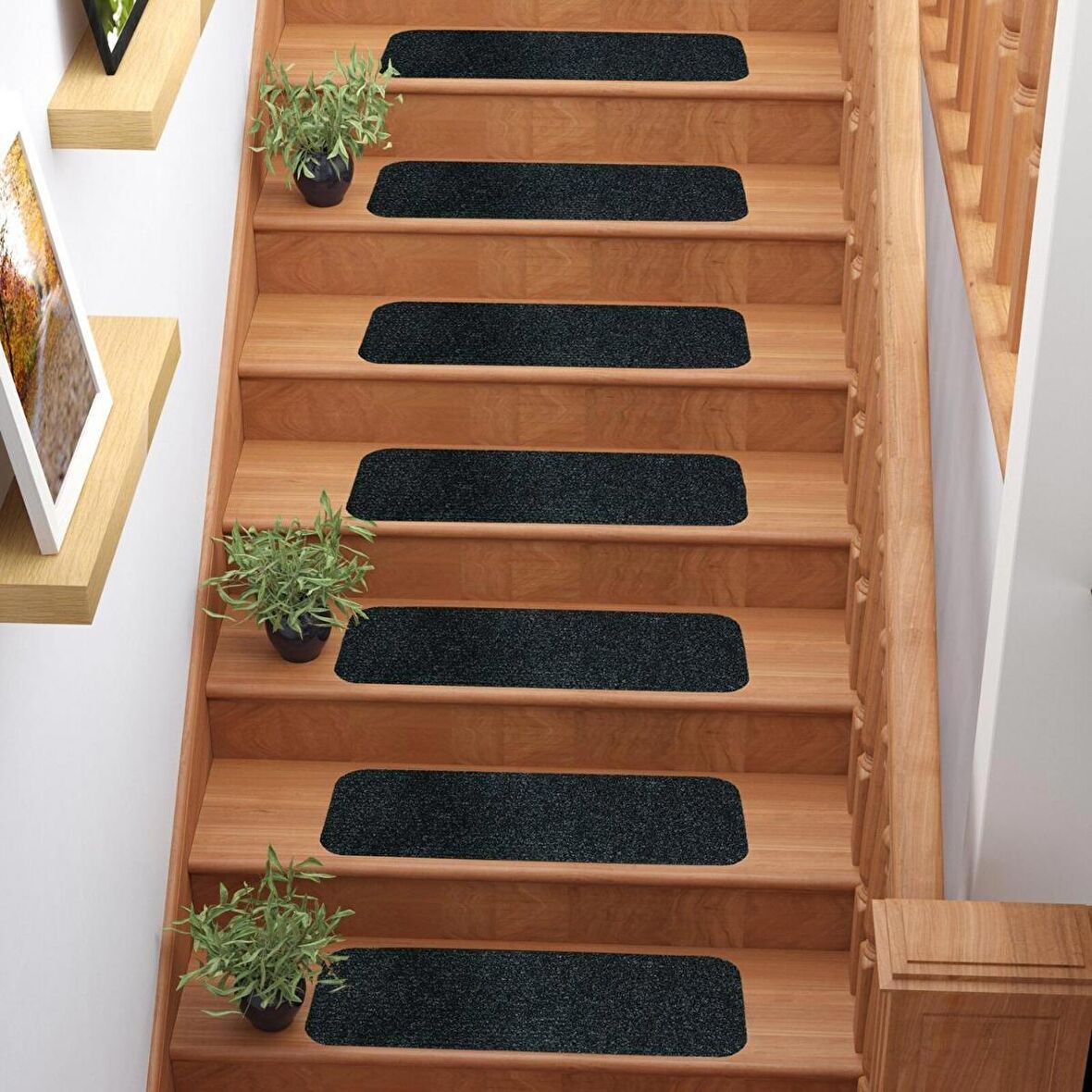Stepmat Velür Halıdan Basamak ve Merdiven Paspası