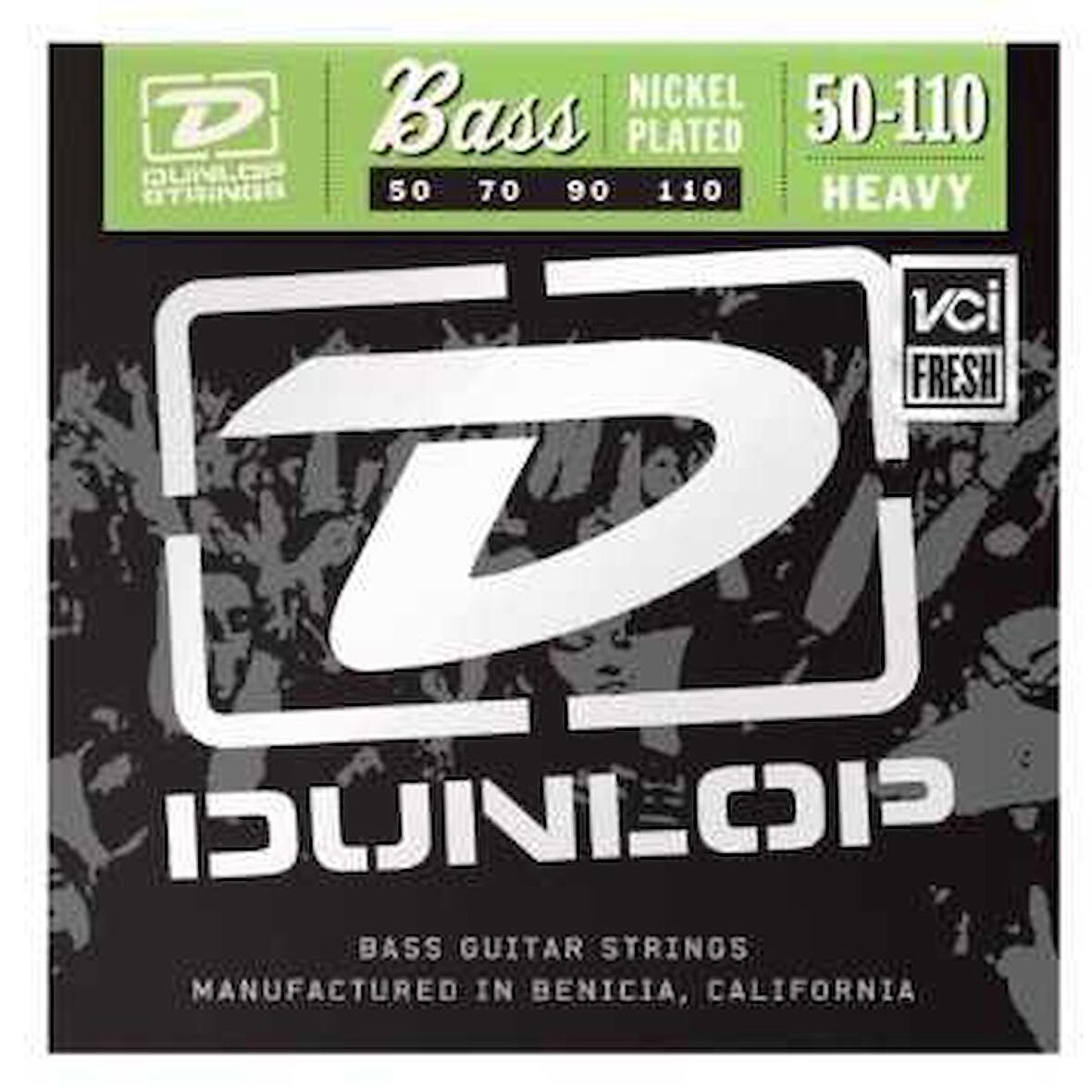 Jim Dunlop DBN50110 Heavy 4 Telli Bas Gitar Teli (50-110)